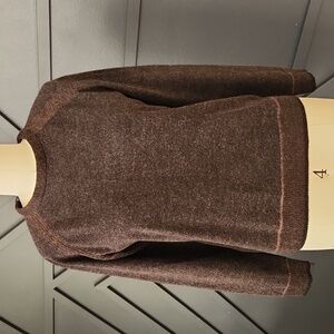 {Robert Graham} Men's Brown Wool Sweater Size Small